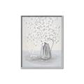 Picture of White Pretty Flower  Neutral _GroupedProduct_Rectangle_Portrait_Canvas_Framed_