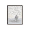 Picture of White Pretty Flower  Neutral _GroupedProduct_Rectangle_Portrait_Canvas_Framed_