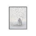 Picture of White Pretty Flower  Neutral _GroupedProduct_Rectangle_Portrait_Canvas_Framed_