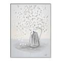 Picture of White Pretty Flower  Neutral _GroupedProduct_Rectangle_Portrait_Canvas_Framed_