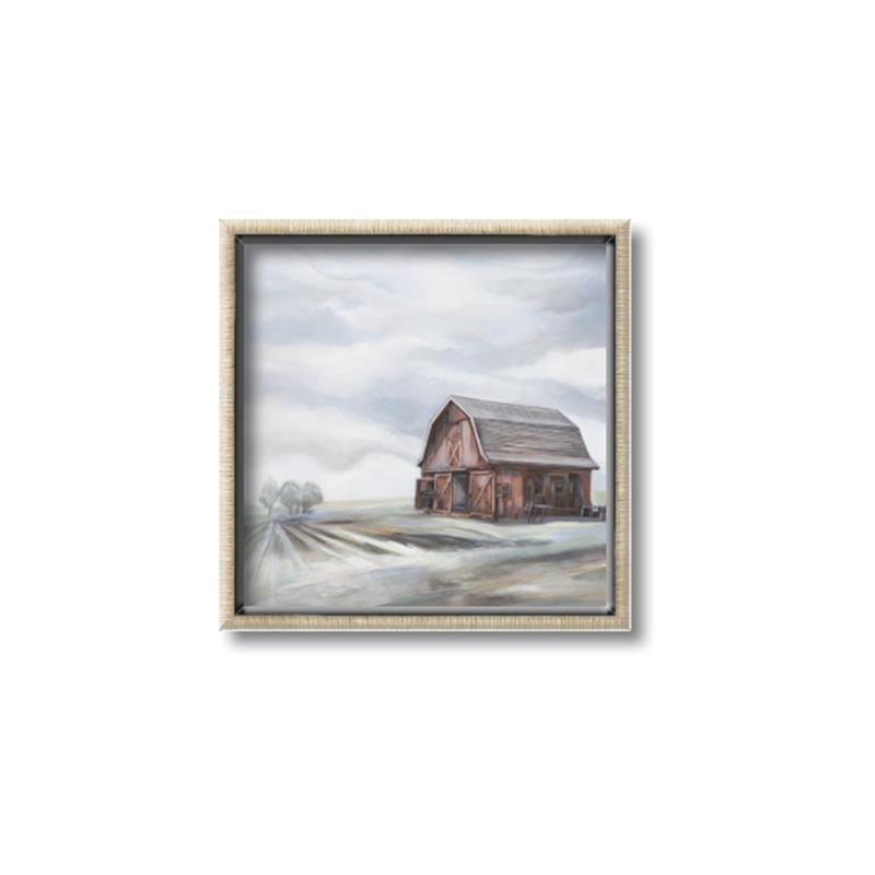 Picture of Old Brown Barn I  _GroupedProduct_Square_Canvas_Framed_