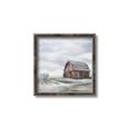 Picture of Old Brown Barn I  _GroupedProduct_Square_Canvas_Framed_