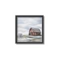 Picture of Old Brown Barn I  _GroupedProduct_Square_Canvas_Framed_