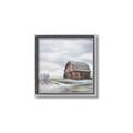 Picture of Old Brown Barn I  _GroupedProduct_Square_Canvas_Framed_