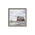 Picture of Old Brown Barn I  _GroupedProduct_Square_Canvas_Framed_