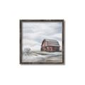 Picture of Old Brown Barn I  _GroupedProduct_Square_Canvas_Framed_