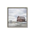 Picture of Old Brown Barn I  _GroupedProduct_Square_Canvas_Framed_