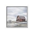 Picture of Old Brown Barn I  _GroupedProduct_Square_Canvas_Framed_