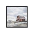 Picture of Old Brown Barn I  _GroupedProduct_Square_Canvas_Framed_