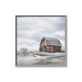 Picture of Old Brown Barn I  _GroupedProduct_Square_Canvas_Framed_