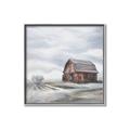 Picture of Old Brown Barn I  _GroupedProduct_Square_Canvas_Framed_