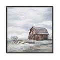 Picture of Old Brown Barn I  _GroupedProduct_Square_Canvas_Framed_