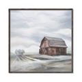 Picture of Old Brown Barn I  _GroupedProduct_Square_Canvas_Framed_