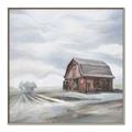 Picture of Old Brown Barn I  _GroupedProduct_Square_Canvas_Framed_
