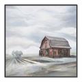 Picture of Old Brown Barn I  _GroupedProduct_Square_Canvas_Framed_