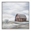 Picture of Old Brown Barn I  _GroupedProduct_Square_Canvas_Framed_