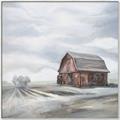 Picture of Old Brown Barn I  _GroupedProduct_Square_Canvas_Framed_