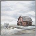 Picture of Old Brown Barn I  _GroupedProduct_Square_Canvas_Framed_