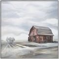 Picture of Old Brown Barn I  _GroupedProduct_Square_Canvas_Framed_
