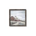 Picture of Old Brown Barn II  _GroupedProduct_Square_Canvas_Framed_