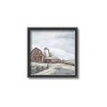 Picture of Old Brown Barn II  _GroupedProduct_Square_Canvas_Framed_