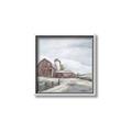 Picture of Old Brown Barn II  _GroupedProduct_Square_Canvas_Framed_