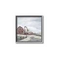 Picture of Old Brown Barn II  _GroupedProduct_Square_Canvas_Framed_