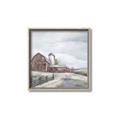 Picture of Old Brown Barn II  _GroupedProduct_Square_Canvas_Framed_