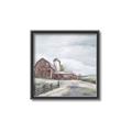 Picture of Old Brown Barn II  _GroupedProduct_Square_Canvas_Framed_