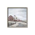 Picture of Old Brown Barn II  _GroupedProduct_Square_Canvas_Framed_