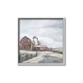 Picture of Old Brown Barn II  _GroupedProduct_Square_Canvas_Framed_