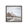 Picture of Old Brown Barn II  _GroupedProduct_Square_Canvas_Framed_