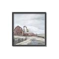 Picture of Old Brown Barn II  _GroupedProduct_Square_Canvas_Framed_