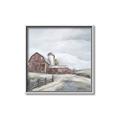 Picture of Old Brown Barn II  _GroupedProduct_Square_Canvas_Framed_