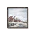 Picture of Old Brown Barn II  _GroupedProduct_Square_Canvas_Framed_