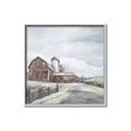 Picture of Old Brown Barn II  _GroupedProduct_Square_Canvas_Framed_