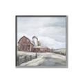 Picture of Old Brown Barn II  _GroupedProduct_Square_Canvas_Framed_