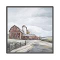 Picture of Old Brown Barn II  _GroupedProduct_Square_Canvas_Framed_