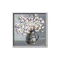 Picture of Cotton Flower _GroupedProduct_Square_Canvas_Framed_