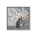 Picture of Cotton Flower _GroupedProduct_Square_Canvas_Framed_