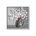 Picture of Cotton Flower _GroupedProduct_Square_Canvas_Framed_