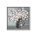 Picture of Cotton Flower _GroupedProduct_Square_Canvas_Framed_