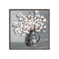 Picture of Cotton Flower _GroupedProduct_Square_Canvas_Framed_