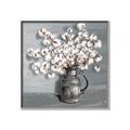 Picture of Cotton Flower _GroupedProduct_Square_Canvas_Framed_