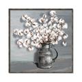 Picture of Cotton Flower _GroupedProduct_Square_Canvas_Framed_