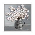 Picture of Cotton Flower _GroupedProduct_Square_Canvas_Framed_