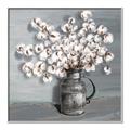 Picture of Cotton Flower _GroupedProduct_Square_Canvas_Framed_