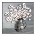 Picture of Cotton Flower _GroupedProduct_Square_Canvas_Framed_