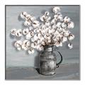 Picture of Cotton Flower _GroupedProduct_Square_Canvas_Framed_