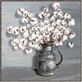 Picture of Cotton Flower _GroupedProduct_Square_Canvas_Framed_
